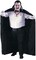 The Costume Center 72" Black Solid Men Adult Halloween Cape Costume Accessory - One Size